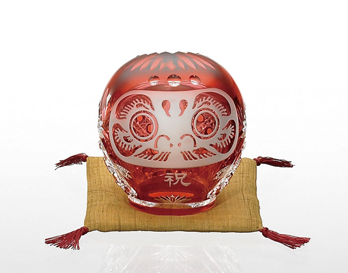 Edo Kiriko  Dharma Doll (Small)