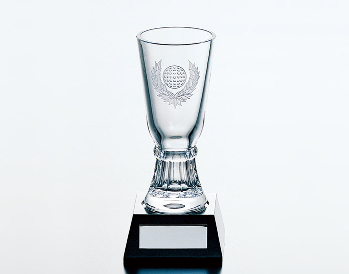 Crystal Trophy Cup of Praise, Personalized Crystal Cup Trophy