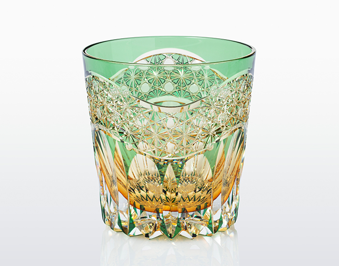 Whiskey Glass, Edo Kiriko Kasaneirome 